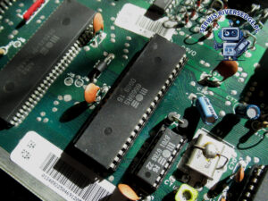 Nieprawidłowy układ VIC na nowszej płycie C64C - generował biały obraz